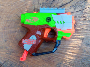 Blasters3D Micro Shots Rail to Picatinny Rail Adapter (6-Slots) - Use Standard NATO/Picatinny/Weaver Accessory on Nerf MicroShots Blasters
