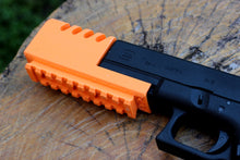 Load image into Gallery viewer, Airsoft3D Strike Frame Mounted Compensator Mk. II with Rail for G17, G18c, M&amp;P 40, and M&amp;P 9 SoftAir Pistol - Airsoft Electronic Gun - Gas BlowBack (GBB)