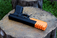 Load image into Gallery viewer, Airsoft3D Strike Frame Mounted Compensator Mk. II with Rail for G17, G18c, M&amp;P 40, and M&amp;P 9 SoftAir Pistol - Airsoft Electronic Gun - Gas BlowBack (GBB)