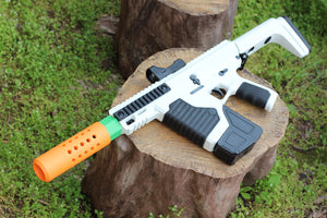 AirPower3D Modulus Barrel Adapter for Crosman ST-1 Full-Auto BB Airgun (CFAST1X) - Allows Use of Foam Dart / Foam Ball Muzzle Mods - For Nerf Elite Compatible Barrels