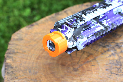 Blasters3D Modulus Barrel Adapter (PT+) for M416 Gel Ball Blaster - Allows You to Use Foam Dart and Foam Ball Muzzle Mods - For Nerf Barrels
