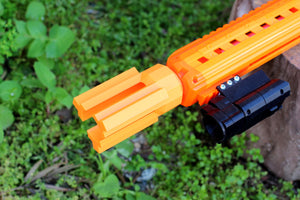 Insanity Flash Suppressor for Foam Dart/Ball Gun - Age 8+ - Modulus Muzzle Barrel Mod - Mock Suppressor Blasters3D