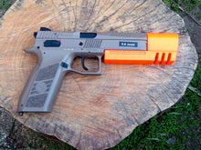 Load image into Gallery viewer, Match Weight Tomb Raider Compensator for CZ P-09 Airsoft CO2 GBB Pistol - SoftAir Survival Game - Hitman Assassin Cosplay LARP - Airsoft3D
