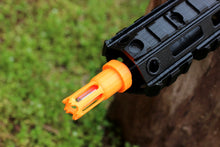 Load image into Gallery viewer, Blasters3D RB6S R4-C Flash Hider for Gel Blasters - 14mm- 14mm+ 16mm- 16mm+ Threads Available - Cosplay Agent Operator Ash - Mock Muzzle Mod