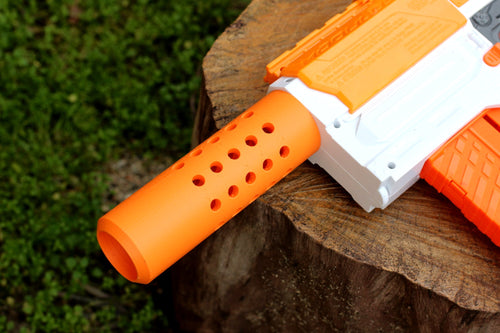 HMP Type II Muzzle (150mm) for Foam Dart/Ball Modulus Blasters - Zombie Strike - Barrel Mod Toy - Blasters3D
