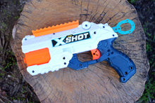 Load image into Gallery viewer, Blasters3D Top Picatinny Rail (11-Slots) for Zuru X-Shot Reflex 6 and Adventure Force Destroyer Revolver Blasters - Clip On Performance Mod for Foam Dart Toy - No Tools Needed