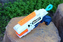 Load image into Gallery viewer, Blasters3D Top Picatinny Rail (11-Slots) for Zuru X-Shot Reflex 6 and Adventure Force Destroyer Revolver Blasters - Clip On Performance Mod for Foam Dart Toy - No Tools Needed