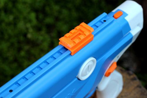 Blasters3D Top Picatinny Rail (4-Slots) for UnlocX V1 V2 Rifle Gel Blaster - Slide-On Performance Mod - No Tools Required