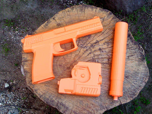 MK23 SOCOM Pistol Replica - Assassin Hitman Spy Action Prop - Toy Gun Cosplay - Airsoft3D