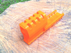 J.W. Frame Mounted Compensator with 12-Slots Rail for HK45 CO2 Air Pistol Airgun - Hitman Assassin Killer Cosplay LARP - AirPower3D