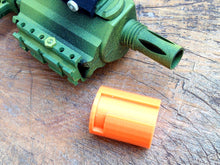 Load image into Gallery viewer, AirPower3D Muzzle Adapter Type I for Umarex TAC to Attach Nerf Modulus Barrels - Allows You to Use Blasters3D SciFi Muzzle Mods on Airgun and Airsoft Carbine Converter