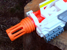 Load image into Gallery viewer, Blasters3D Flame Suppressor Muzzle (PE+) for Foam Dart/Ball Blasters - Barrel Mod - Zombie Strike