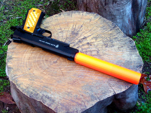 Airsoft3D Fake Silencer / Suppressor for Airsoft Guns and Airguns - SoftAir Compensator - Cosplay LARP Pistol Rifle Accessory