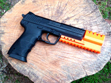 Load image into Gallery viewer, J.W. Frame Mounted Compensator with 12-Slots Rail for HK45 CO2 Air Pistol Airgun - Hitman Assassin Killer Cosplay LARP - AirPower3D