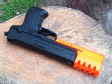 Load image into Gallery viewer, J.W. Frame Mounted Compensator with 12-Slots Rail for HK45 CO2 Air Pistol Airgun - Hitman Assassin Killer Cosplay LARP - AirPower3D
