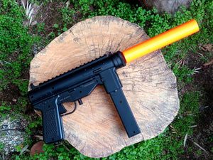 AFZ Mock Silencer for M302 Airsoft Spring Gun - Based on WWII M3 Grease Gun (Greaser) - Airsoft3D