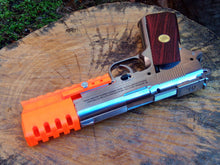 Load image into Gallery viewer, J.W. Frame Mounted Compensator with 10-Slots Rail for 1911 Compact Airsoft GBB Pistol - SoftAir Survival Game - Hitman Assassin Cosplay LARP - Airsoft3D