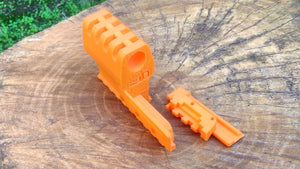 J.W. Frame Mounted Compensator with 9-Slots Rail for USP Compact Airsoft GBB Pistol - SoftAir Survival Game - Hitman Assassin Cosplay