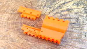 J.W. Frame Mounted Compensator with 9-Slots Rail for USP Compact Airsoft GBB Pistol - SoftAir Survival Game - Hitman Assassin Cosplay