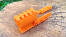 Load image into Gallery viewer, J.W. Frame Mounted Compensator with 9-Slots Rail for USP Compact Airsoft GBB Pistol - SoftAir Survival Game - Hitman Assassin Cosplay