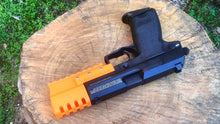 Load image into Gallery viewer, J.W. Frame Mounted Compensator with 9-Slots Rail for USP Compact Airsoft GBB Pistol - SoftAir Survival Game - Hitman Assassin Cosplay