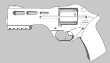 Load image into Gallery viewer, M2040 MK. II Revolver - Pistol Replica for Cosplay and Training - Working Trigger and Removable Cylinder - Blasters3D