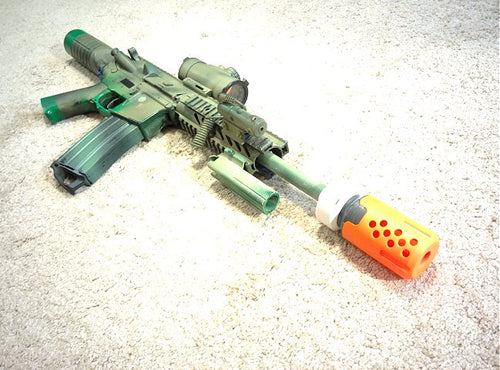 Modulus Muzzle to Airsoft Barrel Adapter Mark I - AirPower3D