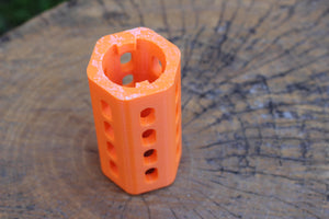 Blasters3D HexVen Flash Hider (100mm Long) for Nerf N-Strike Modulus - Muzzle Barrel Mod - Inspired by SciFi Movies - Video Game Weapon Prop