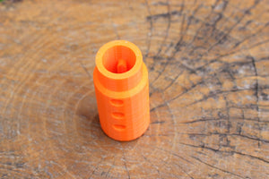 Sonic Disruptor Muzzle Brake for SplatRBall SRB400 Gel Blaster - Mock Barrel Customization Mod - Attaches to Original Orange Tip - No Tools Required - Blasters3D