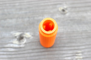 Mock Silencer Suppressor for SplatRBall SRB400 Gel Blaster - Barrel Customization Mod - Attaches to Original Orange Tip - No Tools Required - Blasters3D