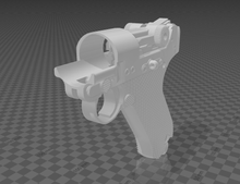 Load image into Gallery viewer, A-180 Pistol Blaster Replica Challenge - 4 Pieces Model Kit - SciFi Gun Prop - Blasters3D