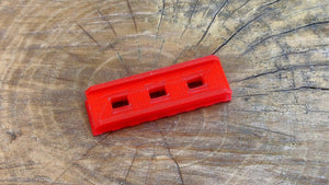 Blasters3D Top Picatinny Rail (7-Slots) for Zuru X-Shot Fury 4 Revolver Blaster - Clip On Performance Mod for Foam Dart Toy - No Tools Needed