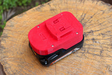 Load image into Gallery viewer, DIY Adapter (Mark II Rugged) for Ridgid 18V Battery to Drill Master 18V Power Tool - Interchange Batteries Between Brands - Single Battery Does It - EveryThang3D