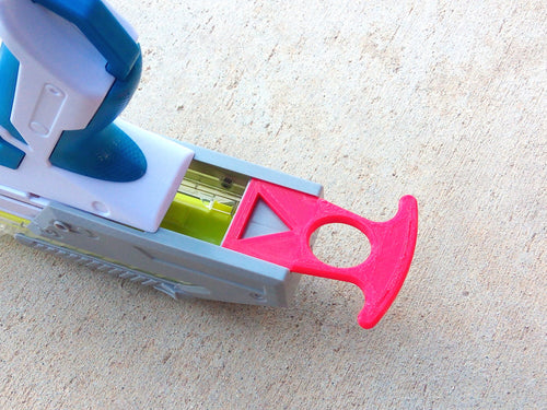 Blasters3D R40 Priming Handle (PT+) for Rush-40 - T-Pull T-Grip Charging Grip Mod for SciFi Pistol Blaster Toy Gun