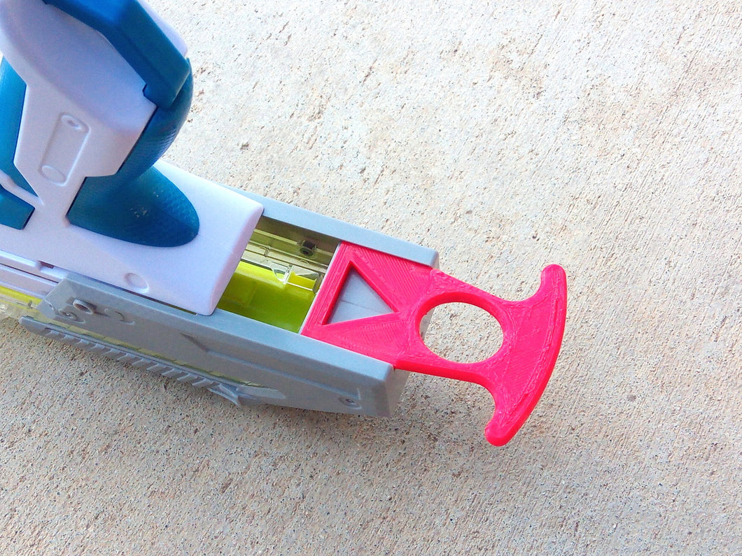 Blasters3D R40 Priming Handle (PT+) for Rush-40 - T-Pull T-Grip Charging Grip Mod for SciFi Pistol Blaster Toy Gun