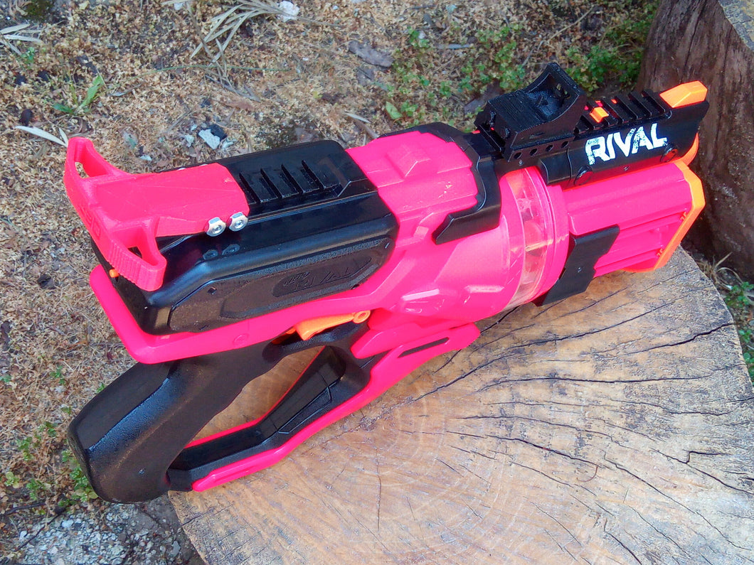 Blasters3D M27 Priming Handle (Short) (PT+) for Rival Roundhouse XX-1500 Foam Ball Blaster - T-Pull T-Grip Charging Handle Mod