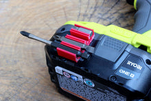 Load image into Gallery viewer, DIY 4-Bits Holder - Great for Power Tools, Toolboxes, Screw Driver Sets - Convenient Storage for Phillip, Flat Blade, and Torx Bits - EveryThang3D