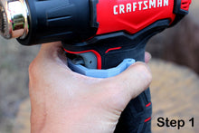 Load image into Gallery viewer, Trigger Squeezer for Craftsman V20 20-Volt Heat Gun - Reduces Hand Fatigue Tool Accessory - EveryThang3D
