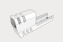 Load image into Gallery viewer, Enclosed Match Weight Compensator (4-Ports) for P-09 Airsoft CO2 GBB Pistol - SoftAir Survival Game - Hitman Assassin Cosplay LARP - Airsoft3D