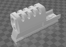 Load image into Gallery viewer, J.W. Frame Mounted Compensator with 10-Slots Rail for PPQ Airsoft GBB Pistol - SoftAir Survival Game - Hitman Assassin Cosplay LARP