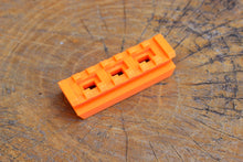Load image into Gallery viewer, Blasters3D Top Picatinny Rail (7-Slots) for Zuru X-Shot Reflex 6 and Adventure Force Destroyer Revolver Blasters - Clip On Performance Mod for Foam Dart Toy - No Tools Needed