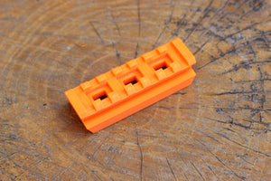 Blasters3D Top Picatinny Rail (7-Slots) for Zuru X-Shot Reflex 6 and Adventure Force Destroyer Revolver Blasters - Clip On Performance Mod for Foam Dart Toy - No Tools Needed