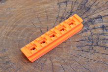 Load image into Gallery viewer, Blasters3D Top Picatinny Rail (11-Slots) for Zuru X-Shot Reflex 6 and Adventure Force Destroyer Revolver Blasters - Clip On Performance Mod for Foam Dart Toy - No Tools Needed
