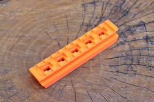 Blasters3D Top Picatinny Rail (11-Slots) for Zuru X-Shot Reflex 6 and Adventure Force Destroyer Revolver Blasters - Clip On Performance Mod for Foam Dart Toy - No Tools Needed