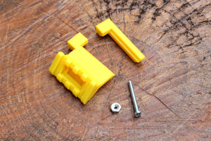 Blasters3D 45-Degrees 4-Slots Offset Picatinny Rails (Right Side) for Nerf Pro GelFire Gel Blaster - For Mythic and X MrBeast