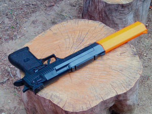 Official Desert Eagle Airsoft Spring Pistol with Peacemaker Muzzle - Prop Gun - Replica Weapon