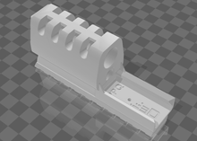 Load image into Gallery viewer, J.W. Frame Mounted Compensator with 10-Slots Rail for PPQ Airsoft GBB Pistol - SoftAir Survival Game - Hitman Assassin Cosplay LARP