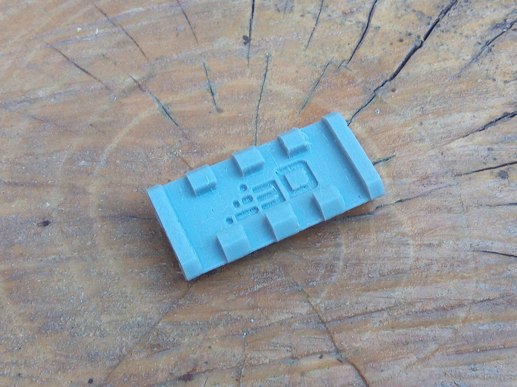 Blasters3D Micro Shots Rail to Picatinny Rail Adapter (4-Slots) - Use Standard NATO/Picatinny/Weaver Accessory on Nerf MicroShots Blasters