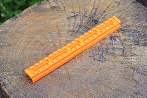 Blasters3D Full-Length Top Picatinny Rail (20-Slots) for UnlocX V1 V2 Rifle Gel Blaster - Slide-On Performance Mod - No Tools Required