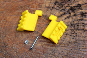 Blasters3D 45-Degrees 4-Slots Offset Picatinny Rails (Both Sides) for Nerf Pro GelFire Gel Blaster - For Mythic and X MrBeast